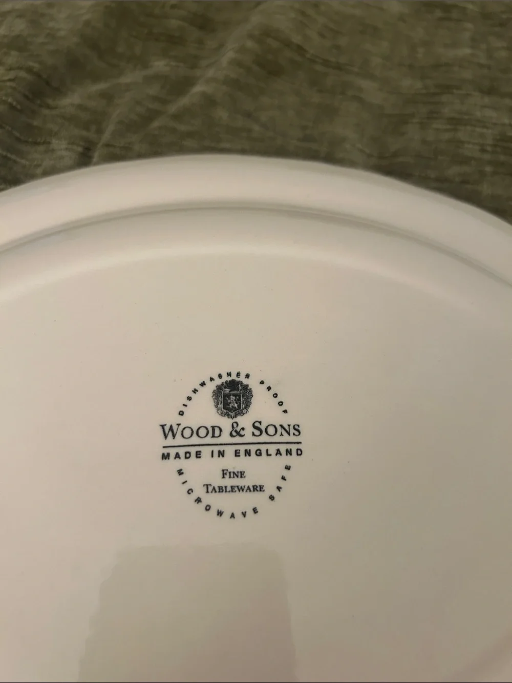 Toille de Jouy Blue (Scallop) by WOOD & SONS
